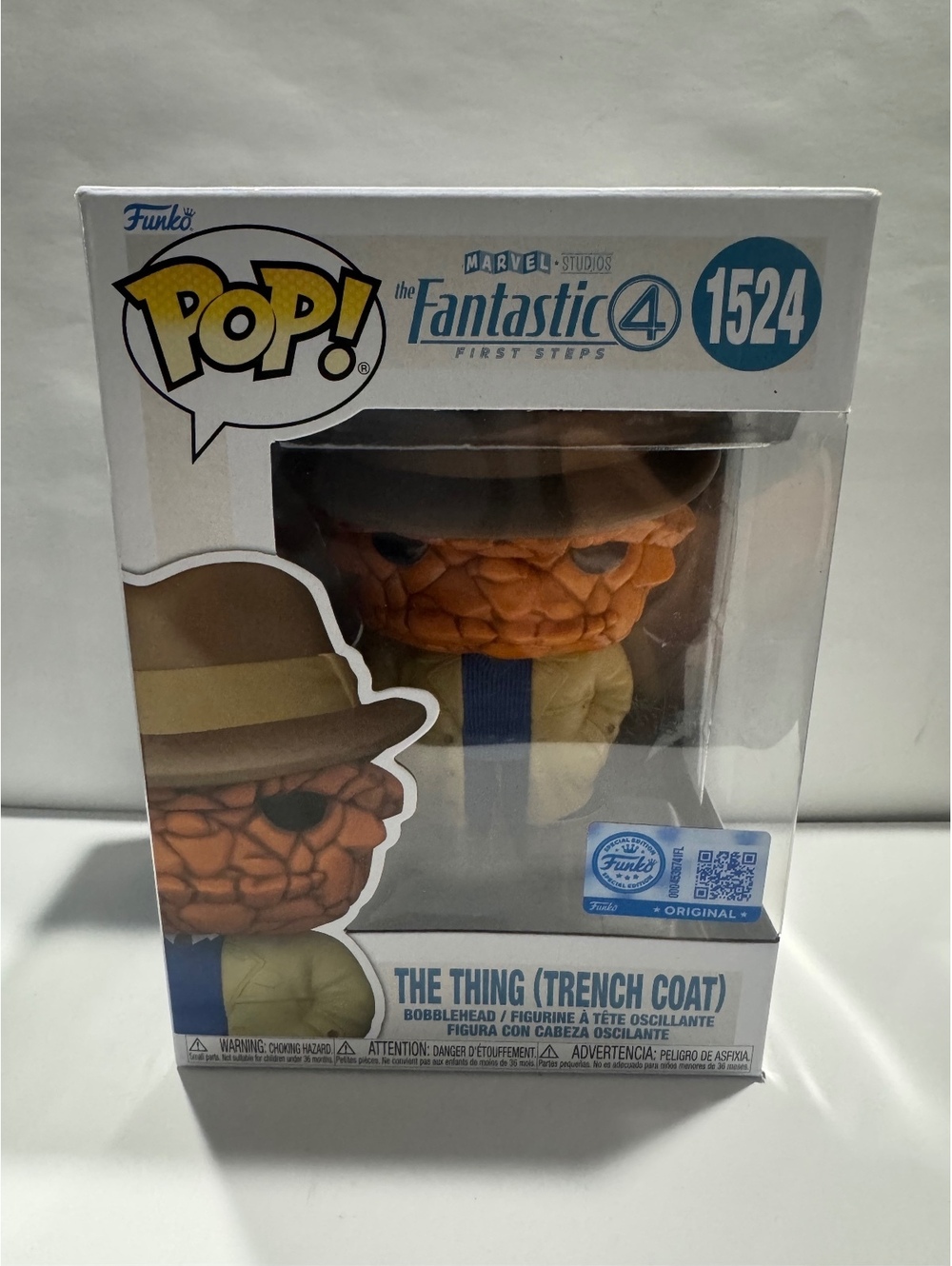 Funko Pop Marvel Studios Fantastic 4 The Thing(Trench Coat)